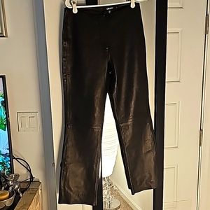 DKNY leather Pants